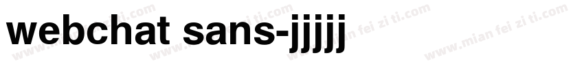 webchat sans字体转换